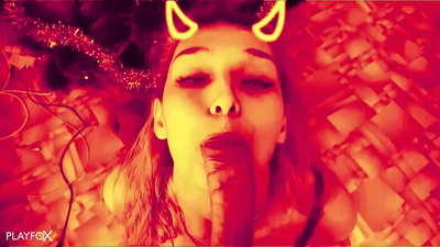 Devilish สาวฮอต gets ระยำ really good and gets cum on her ass